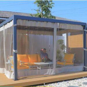 10'x13'  Mosquito net curtains for outdoor pergola(price for one set, 4 sides)