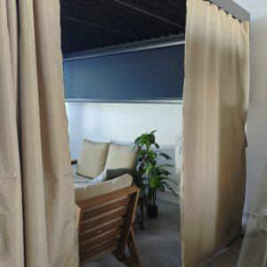 10'x13'  UV-resistant fabric curtains(price for one set, 4 sides)