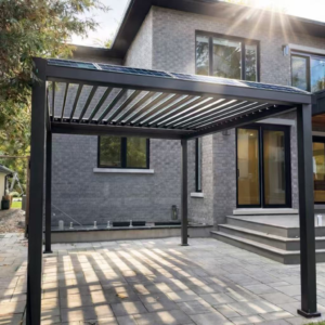 ApexLouver™ Solar Elite 10'x13'(Includes 4 Motorized Side Screens)